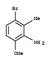 (9ci)-3-溴-6-甲氧基-2-甲基-苯胺结构式_786596-55-2结构式
