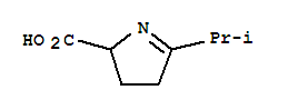 (9ci)-3,4-二氢-5-(1-甲基乙基)-2H-吡咯-2-羧酸结构式_786602-80-0结构式
