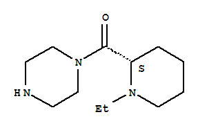 (9ci)-1-[[(2s)-1-乙基-2-哌啶基]羰基]-哌嗪结构式_786632-89-1结构式