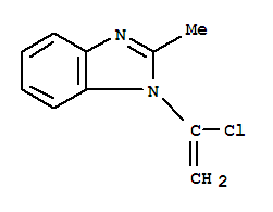(9ci)-1-(1-氯乙烯)-2-甲基-1H-苯并咪唑结构式_78708-24-4结构式