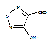 4-甲氧基-1,2,5-噻二唑-3-羧醛结构式_78741-15-8结构式