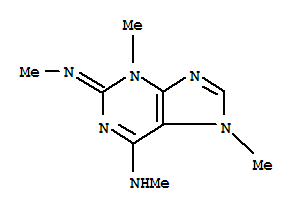 (9ci)-3,7-二氢-n,3,7-三甲基-2-(甲基亚氨基)-2H-嘌呤-6-胺结构式_787485-83-0结构式