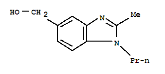 (9ci)-2-甲基-1-丙基-1H-苯并咪唑-5-甲醇结构式_787496-72-4结构式