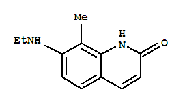 (9ci)-7-(乙基氨基)-8-甲基-2(1H)-喹啉酮结构式_787510-48-9结构式