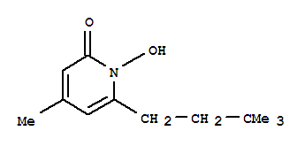 (9ci)-6-(3,3-二甲基丁基)-1-羟基-4-甲基-2(1H)-吡啶酮结构式_787518-99-4结构式