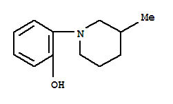 1-(2-羟基苯基)-3-甲基哌啶结构式_78864-00-3结构式