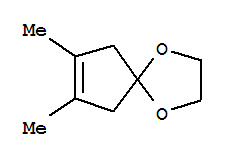 7,8-二甲基-1,4-二噁螺[4.4]-7-壬烯结构式_78978-47-9结构式