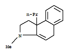 (9ci)-2,3,5,9b-四氢-3-甲基-9b-丙基-1H-苯[e]吲哚结构式_790146-75-7结构式