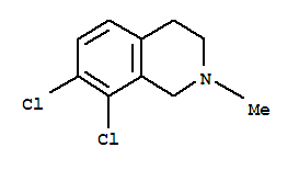 (9ci)-7,8-二氯-1,2,3,4-四氢-2-甲基-异喹啉结构式_790152-97-5结构式