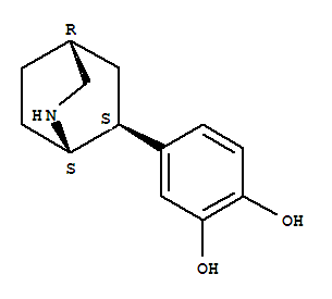 (9ci)-4-(2-氮杂双环[2.2.2]oct-6-基)-1,2-苯二醇结构式_790160-88-2结构式
