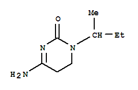 (9ci)-4-氨基-5,6-二氢-1-(1-甲基丙基)-2(1H)-嘧啶酮结构式_790263-56-8结构式