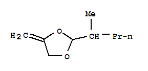 2-(1-甲基丁基)-4-亚甲基-1,3-二氧戊环结构式_79033-07-1结构式