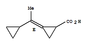 (e)-(9ci)-(1-环丙基亚乙基)-环丙烷羧酸结构式_79035-27-1结构式