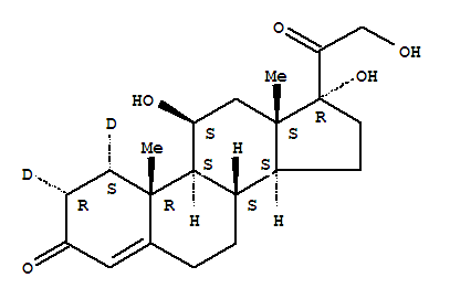 Cortisol-1,2-d2Structure,79037-25-5Structure Cortisol-1,2-d2 Structure,79037-25-5Structure