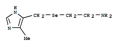 (9ci)-2-[[(5-甲基-1H-咪唑-4-基)甲基]seleno]-乙胺结构式_790613-31-9结构式