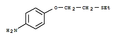 (9ci)-4-[2-(乙基硫代)乙氧基]-苯胺结构式_790617-44-6结构式