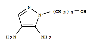 4,5-二氨基-1H-吡唑-1-丙醇结构式_790652-93-6结构式