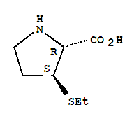 (3r)-rel-(9ci)-3-(乙基硫代)-D-脯氨酸结构式_79068-18-1结构式