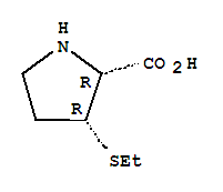 (3s)-rel-(9ci)-3-(乙基硫代)-D-脯氨酸结构式_79068-19-2结构式
