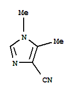(9ci)-1,5-二甲基-1H-咪唑-4-甲腈结构式_79080-35-6结构式