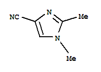 (9ci)-1,2-二甲基-1H-咪唑-4-甲腈结构式_79080-38-9结构式