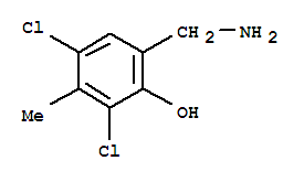 (9ci)-6-(氨基甲基)-2,4-二氯-3-甲基-苯酚结构式_791001-51-9结构式