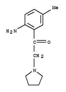 (9ci)-1-(2-氨基-5-甲基苯基)-2-(1-吡咯烷)-乙酮结构式_791015-18-4结构式