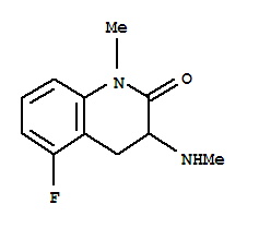 (9ci)-5-氟-3,4-二氢-1-甲基-3-(甲基氨基)-2(1H)-喹啉酮结构式_791028-39-2结构式