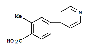 (9ci)-2-甲基-4-(4-吡啶)-苯甲酸结构式_791047-63-7结构式