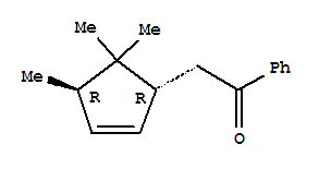 (9ci)-1-苯基-2-[(1r,4r)-4,5,5-三甲基-2-环戊烯-1-基]-乙酮结构式_791104-74-0结构式