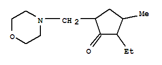 (9ci)-2-乙基-3-甲基-5-(4-吗啉甲基)-环戊酮结构式_791526-71-1结构式
