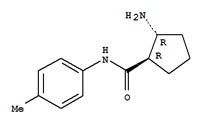 反式-(9ci)-2-氨基-n-(4-甲基苯基)-环戊烷羧酰胺结构式_791531-28-7结构式