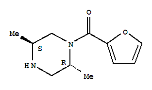 反式-(9ci)-1-(2-呋喃羰基)-2,5-二甲基-哌嗪结构式_791533-50-1结构式