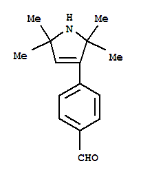 (9ci)-4-(2,5-二氢-2,2,5,5-四甲基-1H-吡咯-3-基)-苯甲醛结构式_791591-59-8结构式