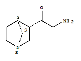 (9ci)-2-氨基-1-(1-氮杂双环[2.2.1]庚-3-基)-乙酮结构式_791747-10-9结构式