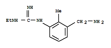 (9ci)-n-[3-(氨基甲基)-2-甲基苯基]-n-乙基-胍结构式_791761-12-1结构式