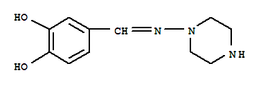 (9ci)-4-[(1-哌嗪亚氨基)甲基]-1,2-苯二醇结构式_791808-21-4结构式
