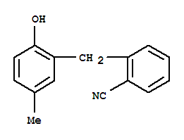 Benzonitrile, 2-[(2-hydroxy-5-methylphenyl)methyl]-(9ci) Structure,791821-94-8Structure