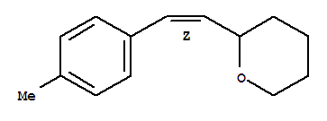 (9ci)-四氢-2-[(1z)-2-(4-甲基苯基)乙烯]-2H-吡喃结构式_791823-87-5结构式