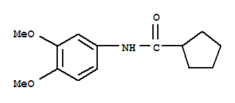 (9ci)-n-(3,4-二甲氧基苯基)-环戊烷羧酰胺结构式_791841-30-0结构式