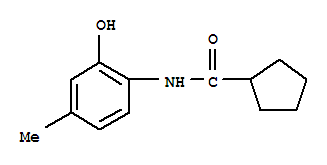 (9ci)-n-(2-羟基-4-甲基苯基)-环戊烷羧酰胺结构式_791841-33-3结构式