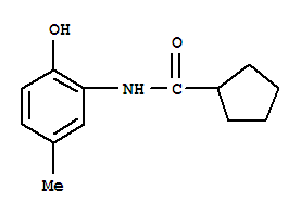 (9ci)-n-(2-羟基-5-甲基苯基)-环戊烷羧酰胺结构式_791841-34-4结构式