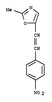 (9ci)-2-甲基-5-[2-(4-硝基苯基)乙烯]-噁唑结构式_791852-65-8结构式