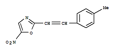 (9ci)-2-[2-(4-甲基苯基)乙烯]-5-硝基-噁唑结构式_791852-93-2结构式