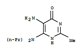 (9ci)-5-氨基-6-(二丙基氨基)-2-甲基-4(1H)-嘧啶酮结构式_792142-15-5结构式