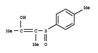 (9ci)-3-[(4-甲基苯基)亚磺酰基]-2-丁烯-2-醇结构式_792159-12-7结构式