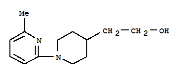 1-(6-甲基-2-吡啶)-4-哌啶乙醇结构式_792235-65-5结构式