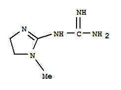 (9ci)-(4,5-二氢-1-甲基-1H-咪唑-2-基)-胍结构式_792847-19-9结构式