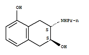 反式-(9ci)-5,6,7,8-四氢-7-(丙基氨基)-1,6-萘二醇结构式_792851-82-2结构式