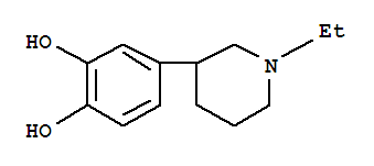 (9ci)-4-(1-乙基-3-哌啶基)-1,2-苯二醇结构式_792851-98-0结构式